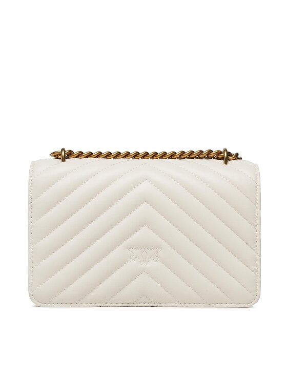 PINKO Pinko Дамска чанта Love One Mini Dc PE 23 PLTT 100074 A0GK Бял