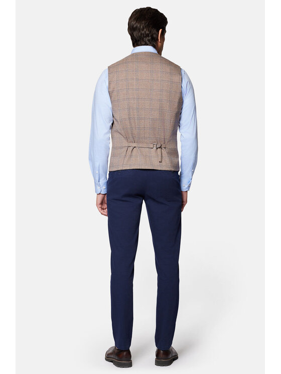 Lancerto Lancerto Kamizelka Comporta KA131124000004 Beżowy Slim Fit