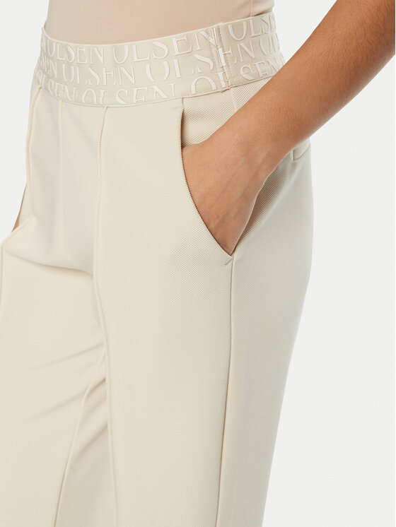 Olsen Olsen Stoffhose 14002250 Beige Straight Fit