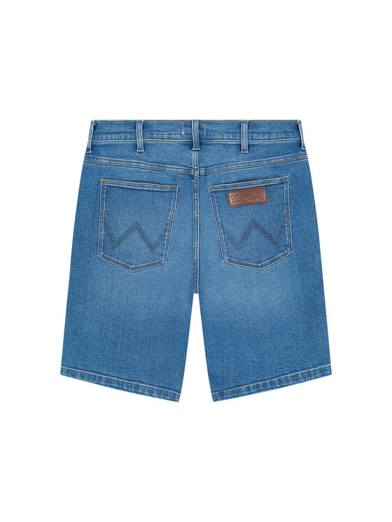 Wrangler Wrangler Pantaloncini di jeans FRONTIER SHORT Blu Regular Fit