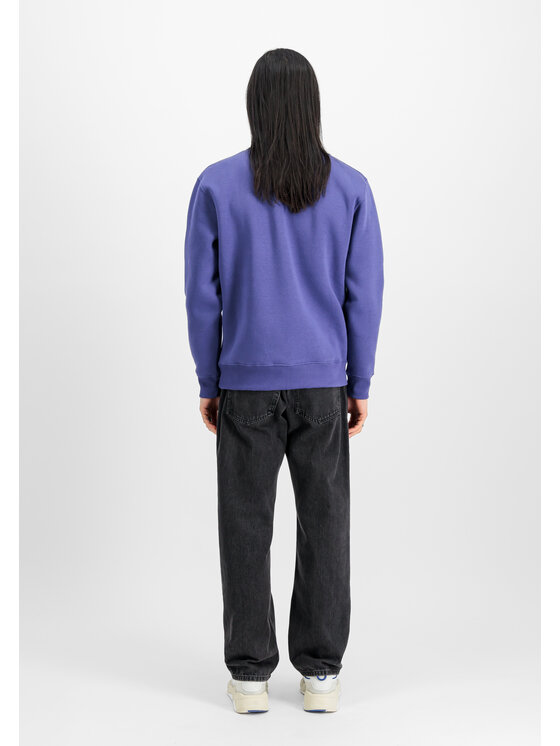 Alpha Industries Alpha Industries Bluza Basic Sweatshirt Fioletowy Regular Fit