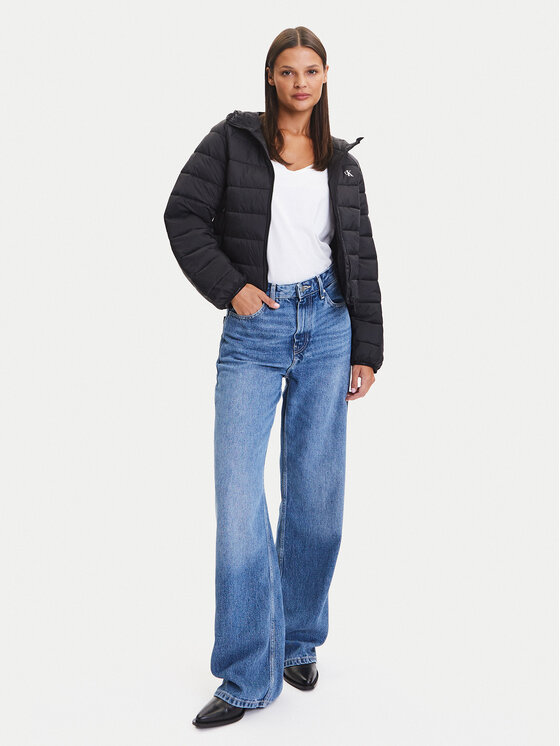 Calvin Klein Jeans Calvin Klein Jeans Prijelazna jakna LV047C510G Crna Regular Fit