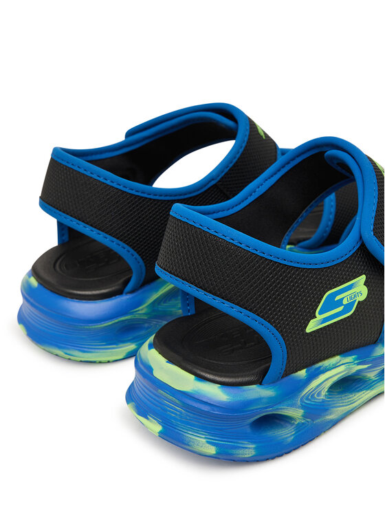 Skechers Skechers Sandali S-Lights: Sola Glow Sandal - Fusion Brights 407032L/BKBL Nero