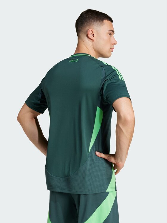 adidas adidas Koszulka techniczna Algeria 24 Away Jersey Zielony Regular Fit