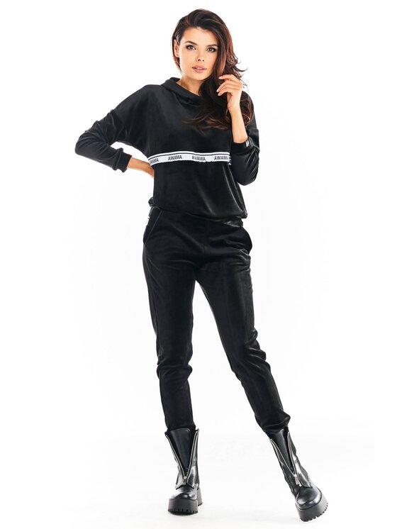 Awama Awama Dámské kalhoty A372 Černá Basic Fit