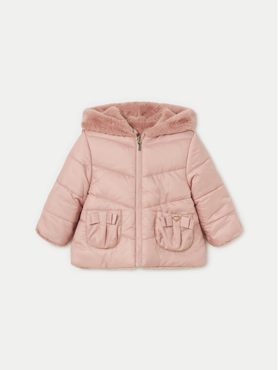 Mayoral Mayoral Зимно яке 2480 Розов Regular Fit