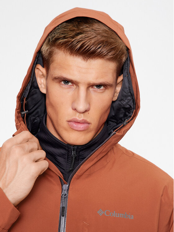 Columbia Columbia Pohodna jakna Explorer's Edge™ Insulated Jacket Oranžna Regular Fit