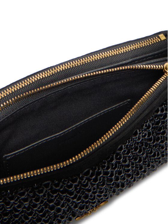 PINKO PINKO Torbica Double Mini Pelle Ai 25-26 PLTT 105359 A2WF Crna