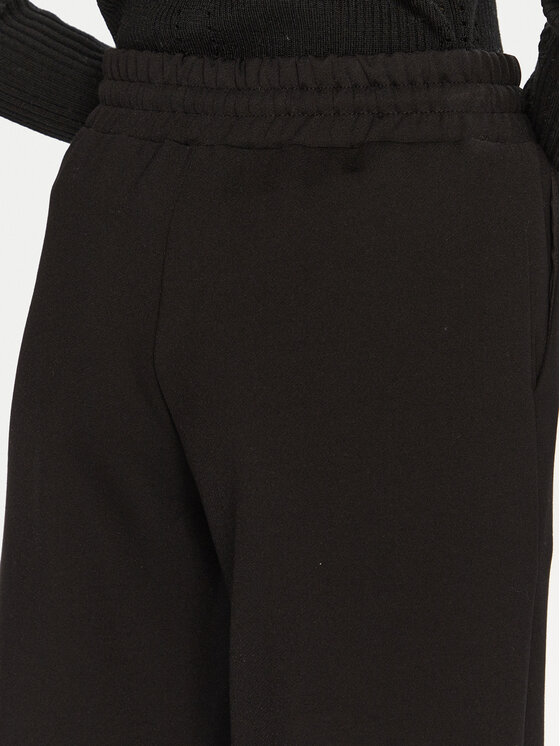 ACCESS FASHION ACCESS FASHION Spodnie materiałowe 44-5114-749 Czarny Wide Leg