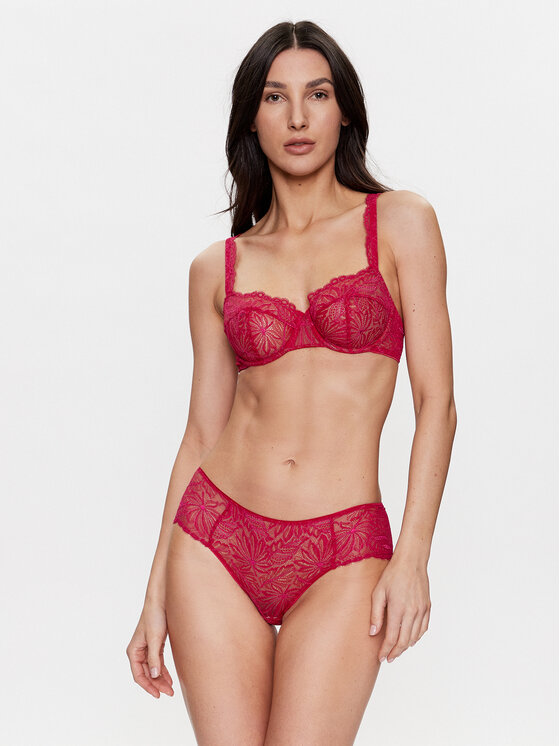 Simone Pérèle Simone Pérèle Сутиен балконет EXOTICA 1B3330 Червен