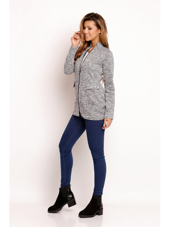 Awama Awama Felpa L032 Grigio Basic Fit