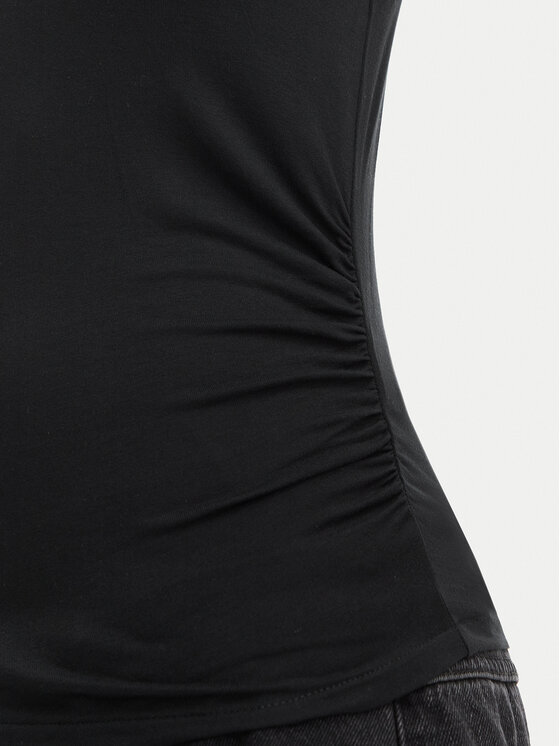 Tommy Jeans Tommy Jeans Тишърт Draped DW0DW22802 Черен Slim Fit