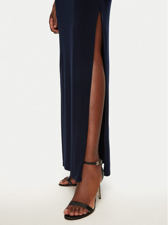 LAUREN RALPH LAUREN Lauren Ralph Lauren Večerní šaty 253751483 Tmavomodrá Slim Fit
