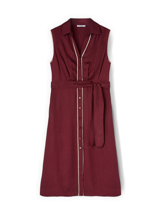 Motivi Motivi Vestito da giorno 701WQ003666N036 Bordeaux Regular Fit