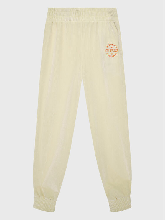 Guess Guess Долнище анцуг J2BQ12 KBEB0 Бежов Regular Fit
