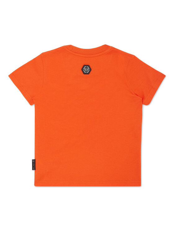 PHILIPP PLEIN PHILIPP PLEIN T-Shirt 28177 Pomarańczowy Regular Fit