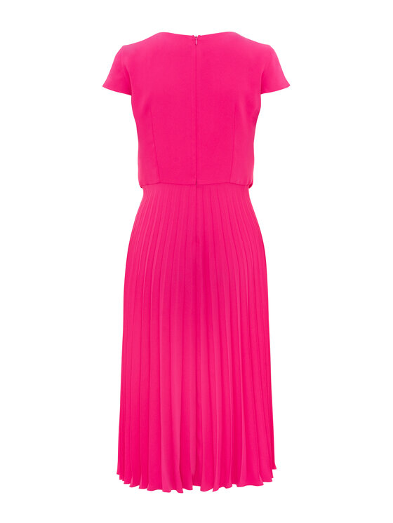 KMX KMX Sukienka koktajlowa 922600010 Fioletowy Flare Fit