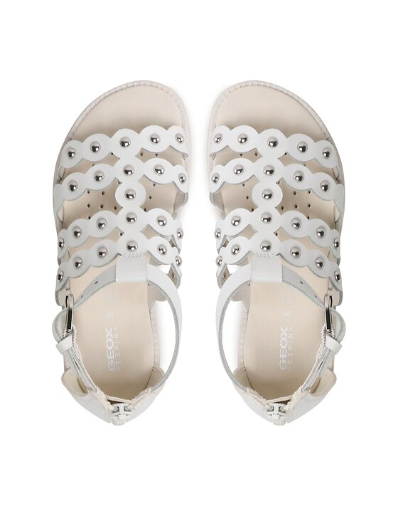 Geox Geox Σανδάλια J Sandal Karly Girl J3535D043BCC1000 S Λευκό