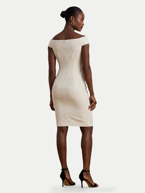 LAUREN RALPH LAUREN LAUREN RALPH LAUREN Koktel haljina 253936389003 Écru Slim Fit