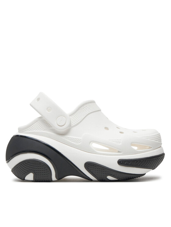 Crocs Ciabatte Bubble Crush Clog 210061 Bianco, taglia : 43_44