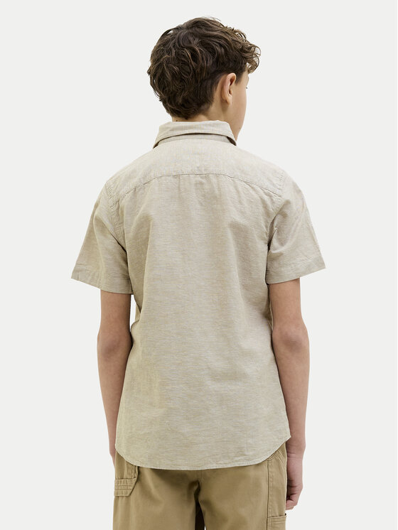 Jack & Jones Junior Jack & Jones Junior Koszula Breeze 12268986 Beżowy Regular Fit