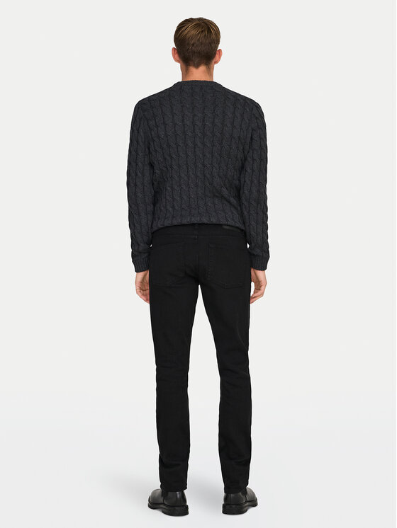 Only & Sons Only & Sons Jeans Loom 22028637 Nero Slim Fit