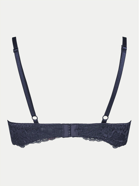 Hunkemöller Hunkemöller Biustonosz z fiszbiną Marine 206322 Granatowy