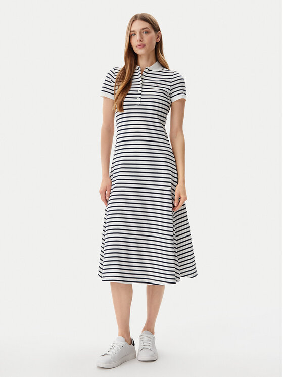 Tommy Jeans Každodenné šaty DW0DW20383 Tmavomodrá Regular Fit