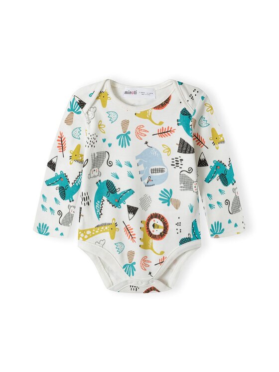 MINOTI MINOTI Komplet 4 par body 21babypack11 Turkusowy Regular Fit