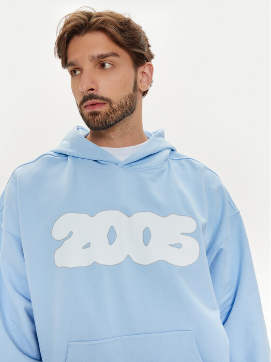 2005 2005 Bluza Clouds Błękitny Oversize