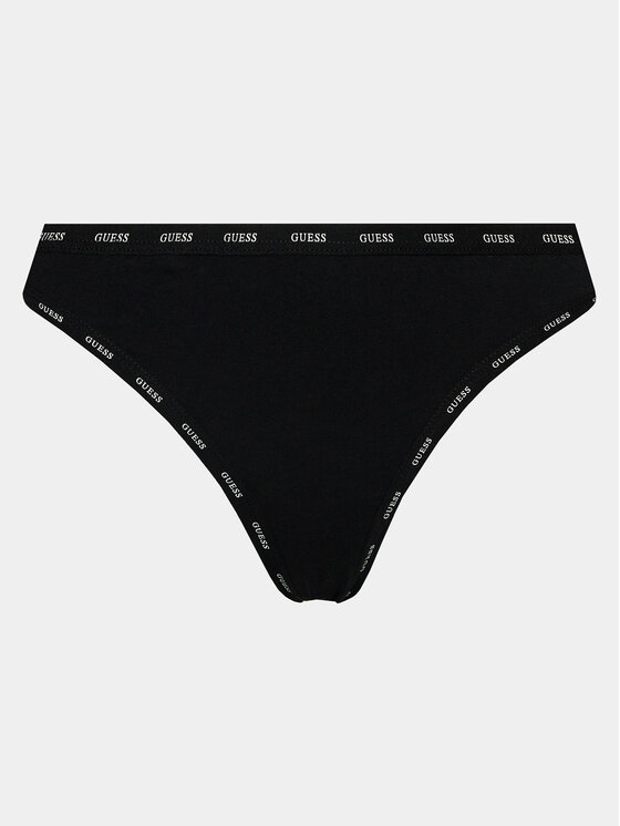 Guess Guess Набір з 3 пар стрінгів O4GG13 K6YW1 Чорний