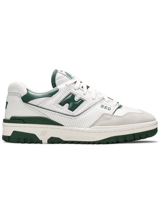 New Balance New Balance Sneakers 550 White Green Bianco