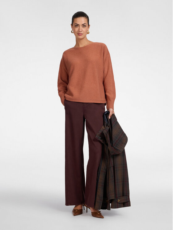 Elena Mirò Elena Mirò Sweter M014Z000774N006 Różowy Regular Fit