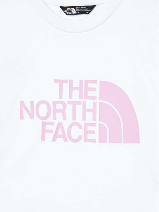 The North Face The North Face Póló Easy NF0A8DRQ Fehér Relaxed Fit