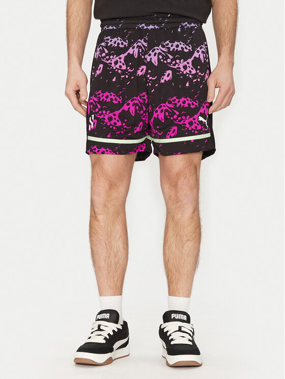 Pantaloni scurți sport Puma Bărbați, Mărimea: L, Negru, Scoot Purple Lab 631671