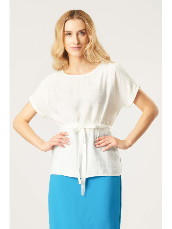 QUIOSQUE QUIOSQUE Halenka B809014-A Écru Regular Fit
