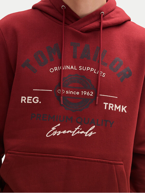 Tom Tailor Tom Tailor Sweatshirt 1043292 Rot Regular Fit