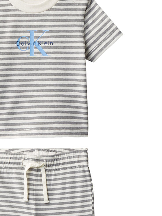 Calvin Klein Jeans Calvin Klein Jeans Set tricou și pantaloni scurți LVCKSJI12B Gri Regular Fit