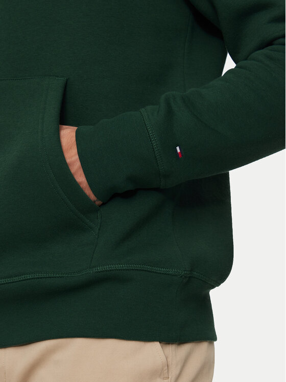 Tommy Hilfiger Tommy Hilfiger Bluza Logo MW0MW11599 Zielony Regular Fit