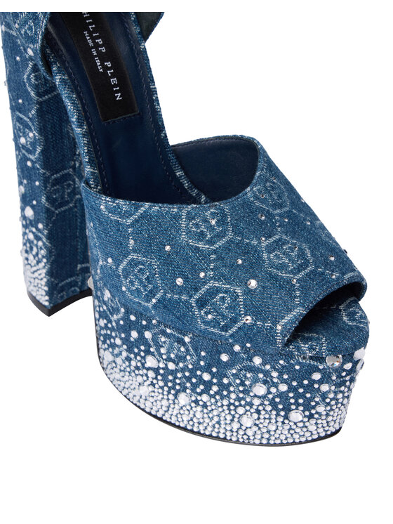 PHILIPP PLEIN PHILIPP PLEIN Szpilki 28989 Niebieski jasny