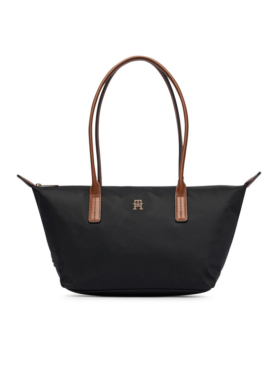 Tommy Hilfiger Tommy Hilfiger Τσάντα Popette East West Tote AW0AW19211 Μαύρο