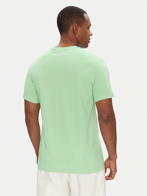 Gant Gant T-krekls Shield 2003184 Zaļš Regular Fit