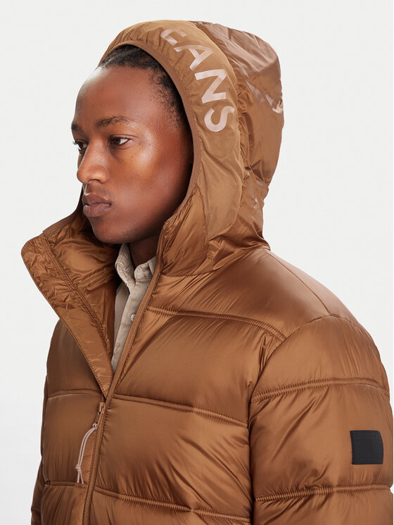 Tommy Jeans Tommy Jeans Télikabát DM0DM22044 Barna Regular Fit