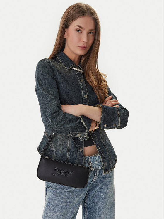 Tommy Jeans Torebka Tjw Must Shoulder Bag AW0AW18449 Czarny