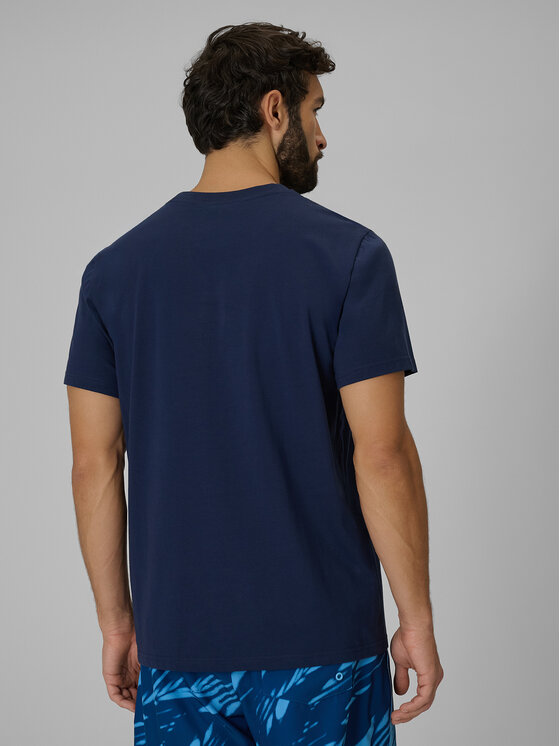 4F 4F T-Shirt BEACHWEAR Granatowy Regular Fit