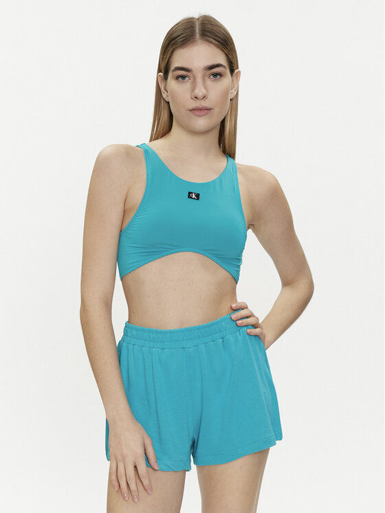 Calvin Klein Swimwear Gornji Dio Kupaćeg Kostima KW0KW02442 Plava