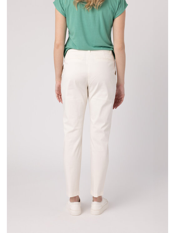 QUIOSQUE QUIOSQUE Dámské kalhoty Quiosque 3VS007102 Béžová Regular Fit