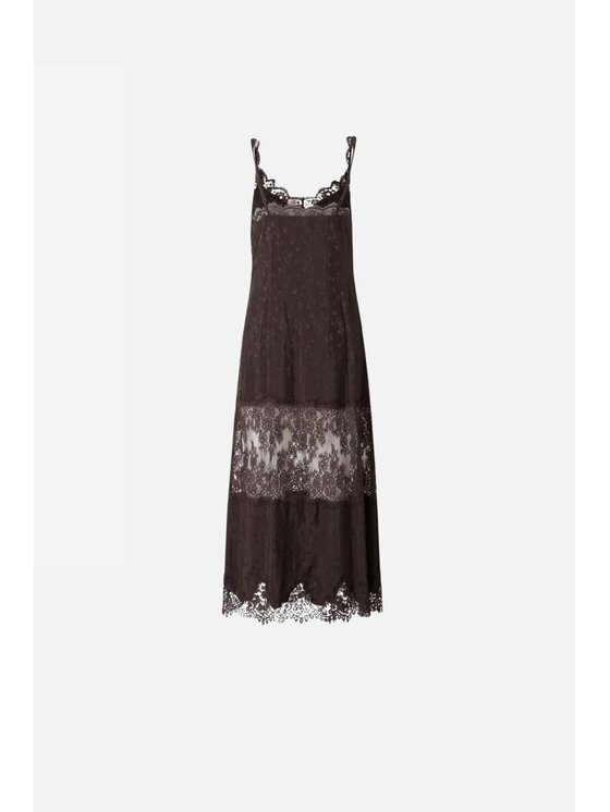 PINKO PINKO Sukienka codzienna Aster Brązowy Regular Fit