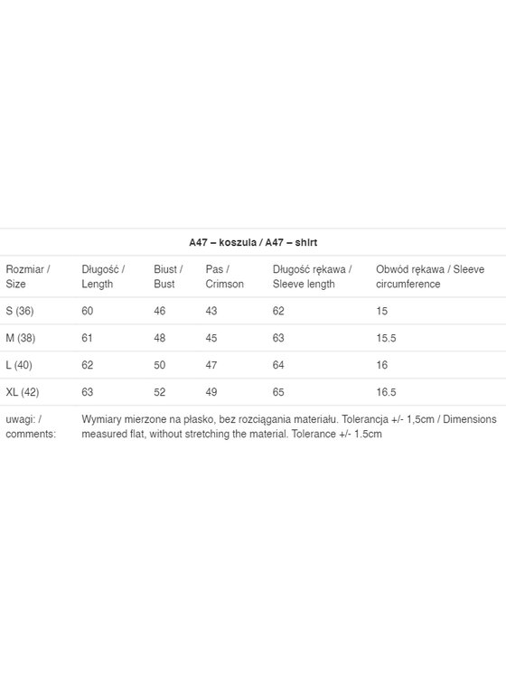 Awama Awama Blusa A047 Écru Basic Fit