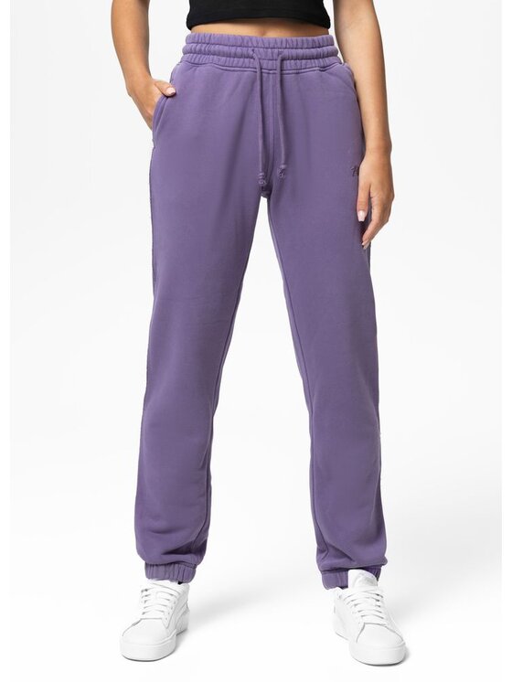 PITBULL PITBULL Spodnie dresowe Washed LOVIA Fioletowy Regular Fit